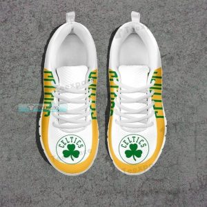Boston Celtics Logo Ahead Orange Sneakers 3
