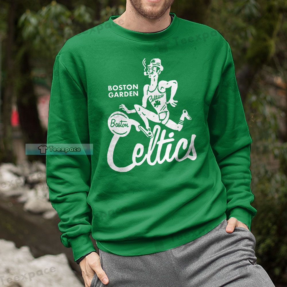 Boston Celtics Mascot Running Sweatshirt