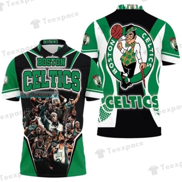 Boston Celtics Paul Pierce 34 Champions Polo Shirt