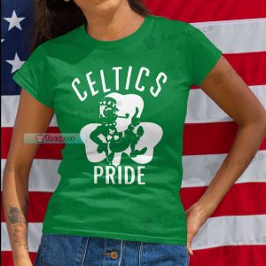 Boston Celtics Pride Logo T Shirt Womens