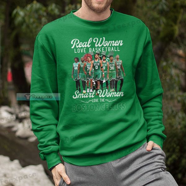 Boston Celtics Real Women Love Basketball Shirt