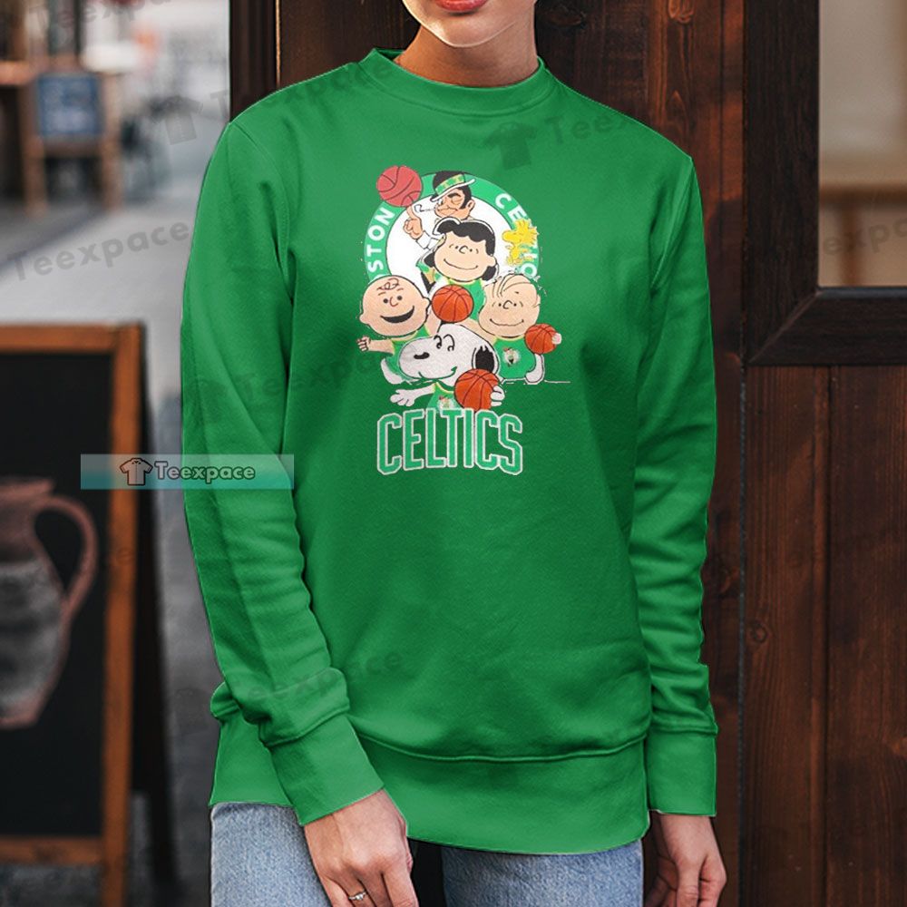 Boston Celtics Snoopy Funny Long Sleeve Shirt