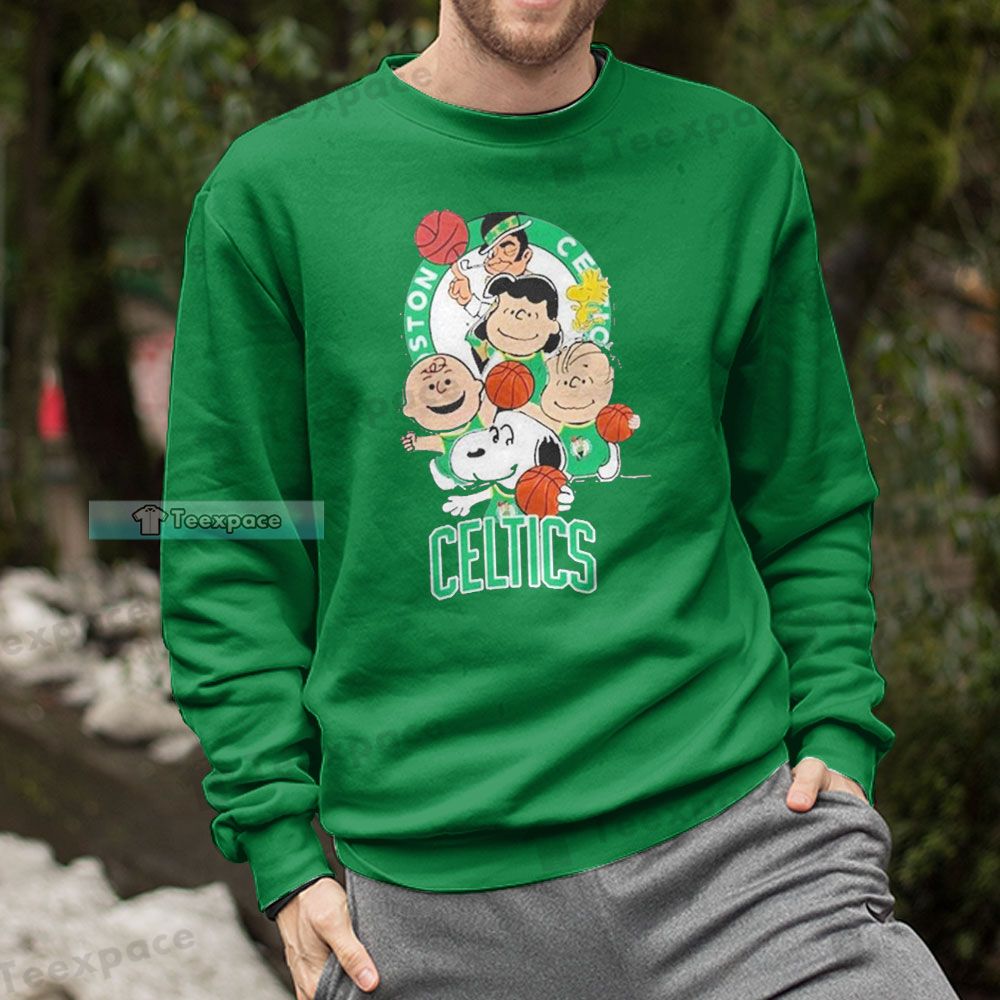 Boston Celtics Snoopy Funny Sweatshirt