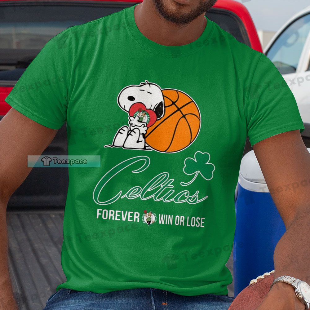 Boston Celtics Snoopy Love Unisex T Shirt