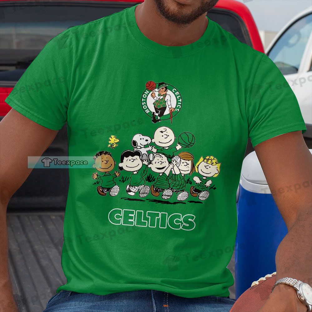 Boston Celtics Snoopy and Friend Unisex T Shirt