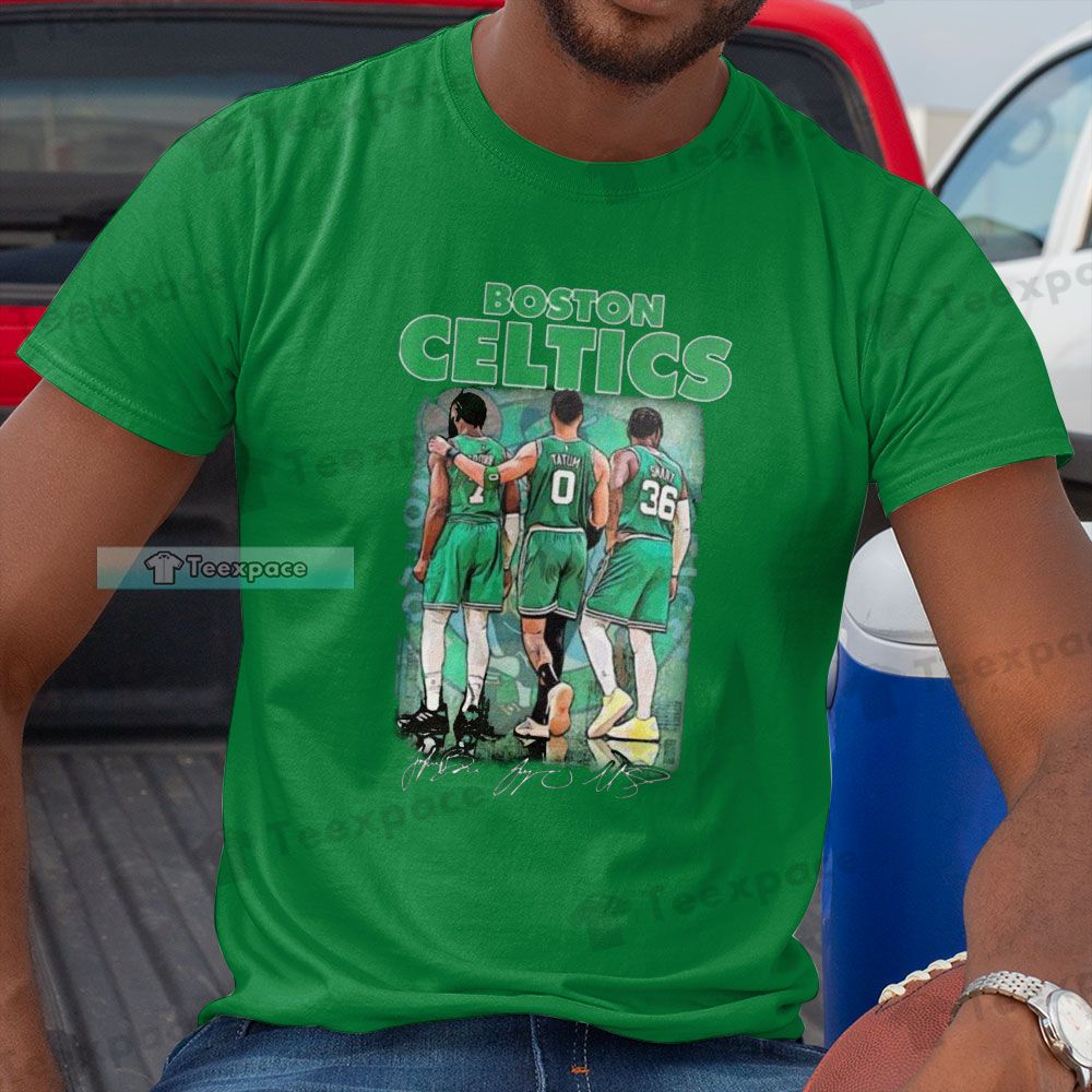 Boston Celtics Three Legends Unisex T Shirt