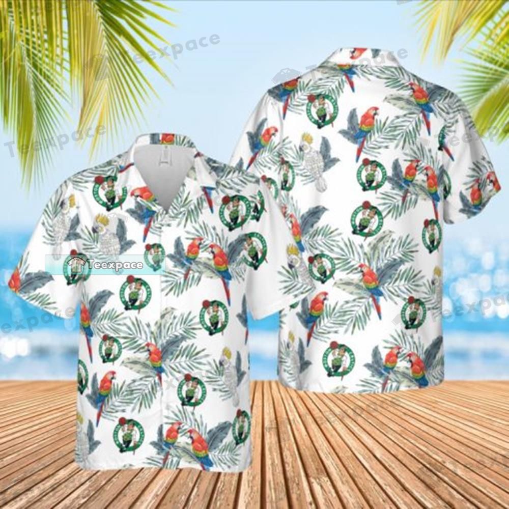 Boston Celtics Tropical Summer Hawaiian Shirt Celtics Gifts 1