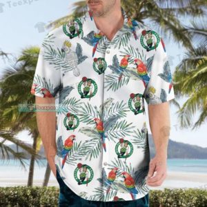 Boston Celtics Tropical Summer Hawaiian Shirt Celtics Gifts 2
