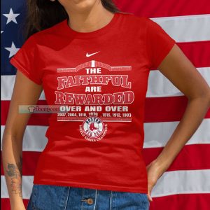 Boston Red Sox 1903 2007 World Series T Shirt Red