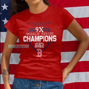 Boston Red Sox 9 Time T-Shirt