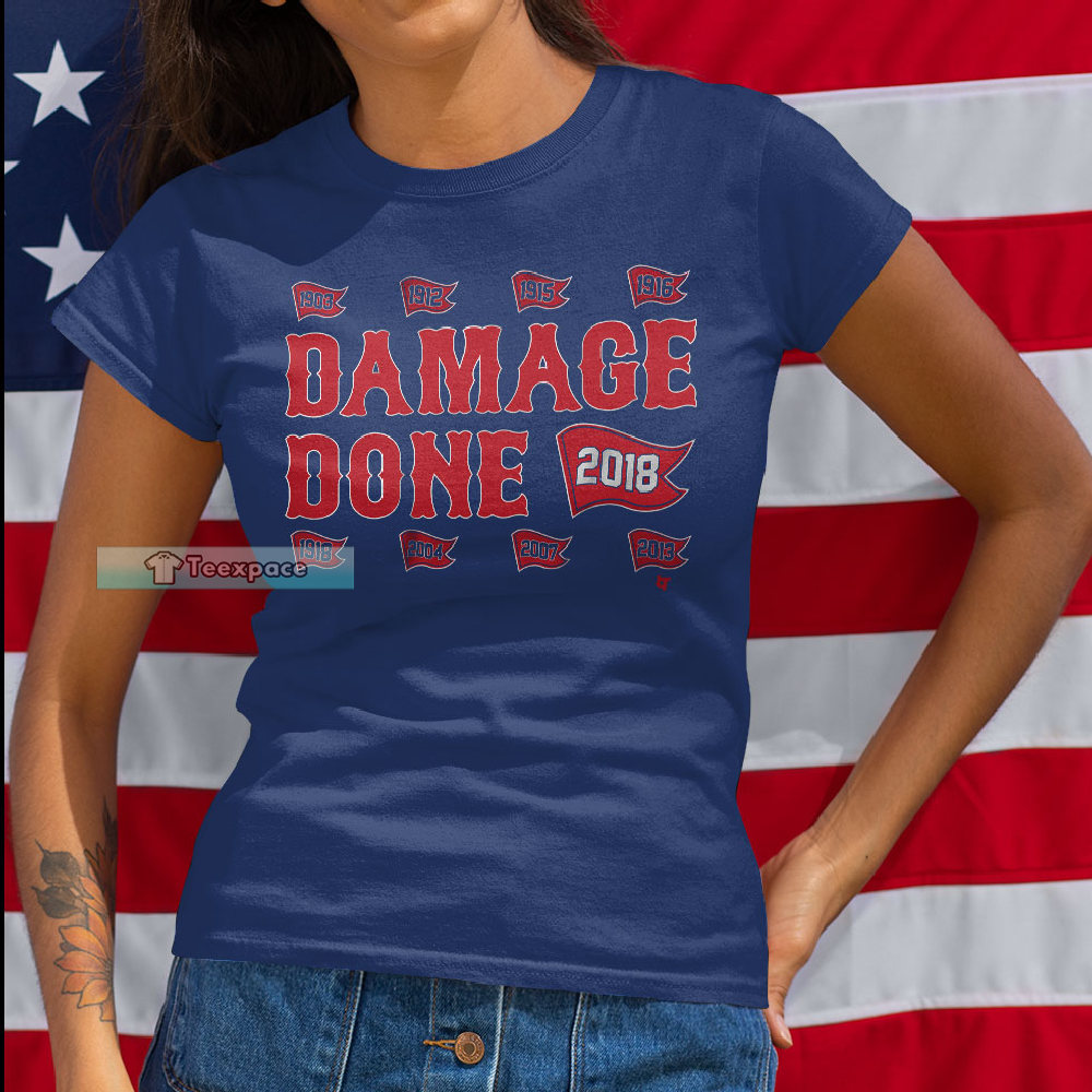 Boston Red Sox Damage Done T Shirt