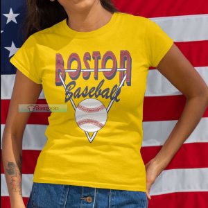 Yellow Boston Red Sox Shirt