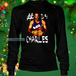 Charles Barkley Professional Basketball Player Phoenix Suns Long Sleeve Shirt