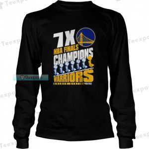Golden State Warriors 7X NBA Finals Champions Long Sleeve Shirt