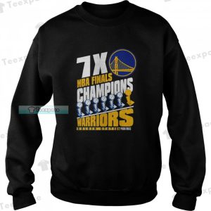 Golden State Warriors 7X NBA Finals Champions Sweatshirt