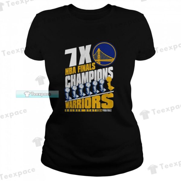 Golden State Warriors 7X NBA Finals Champions Shirt