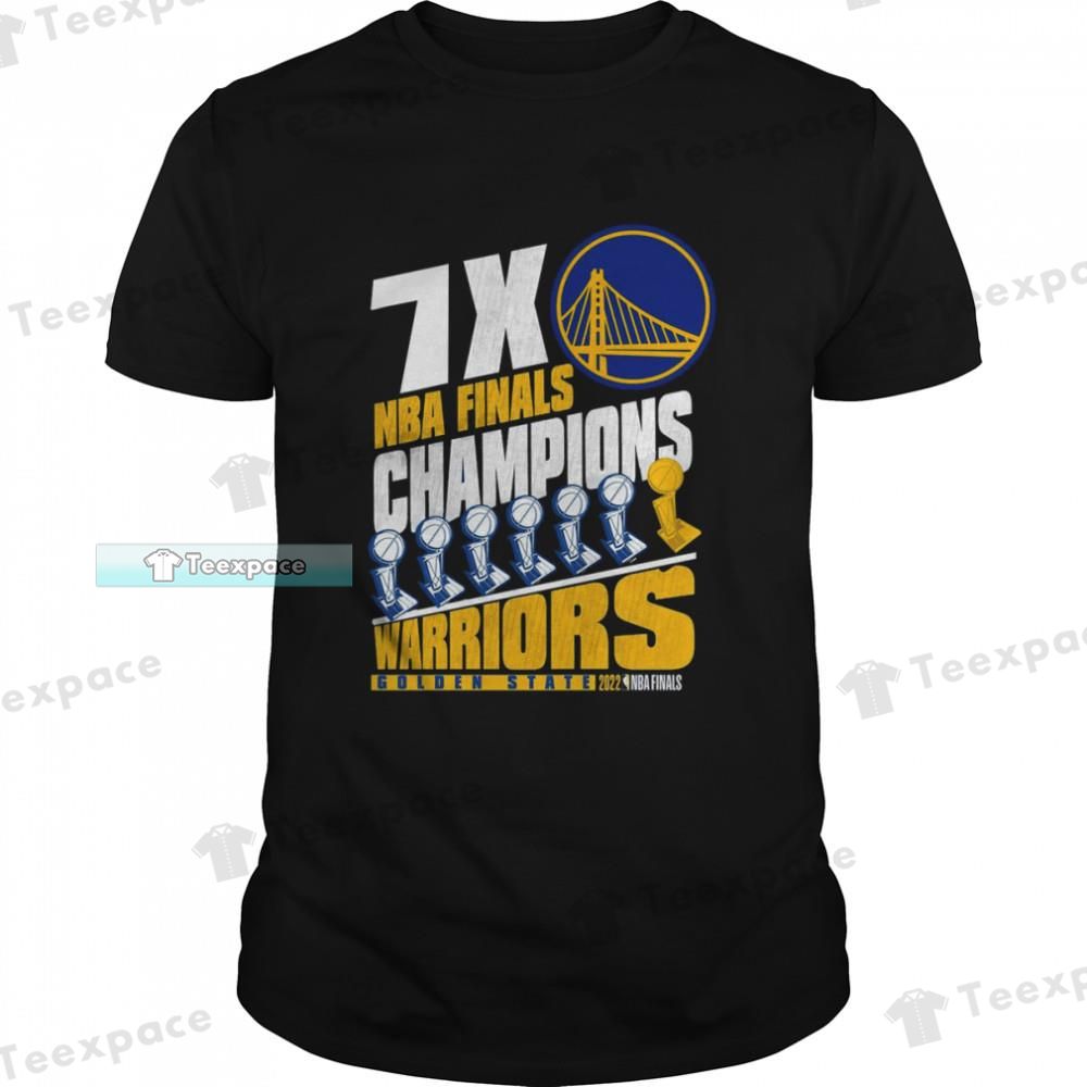 Golden State Warriors 7X NBA Finals Champions Shirt