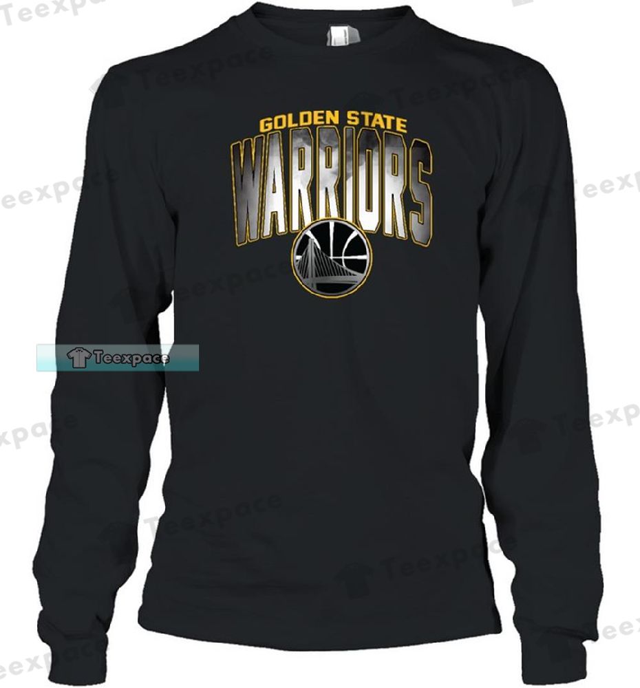 Golden State Warriors Arch Smoke Black Long Sleeve Shirt