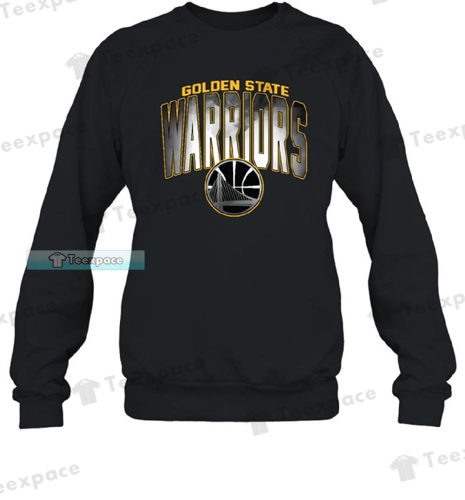 Golden State Warriors Arch Smoke Black Sweatshirt