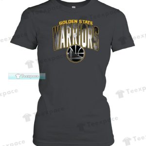 Golden State Warriors Arch Smoke Black T Shirt Womens