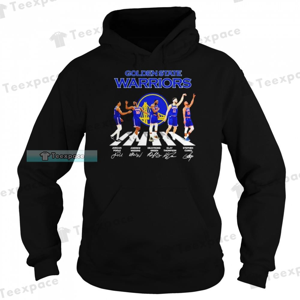 Golden State Warriors Basketball Abbey Road Signatures Hoodie