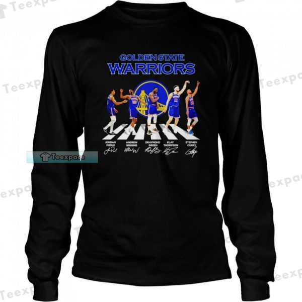 Golden State Warriors Basketball Abbey Road Signatures Shirt
