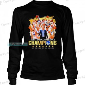 Golden State Warriors Basketball Western Conference Champions Long Sleeve Shirt