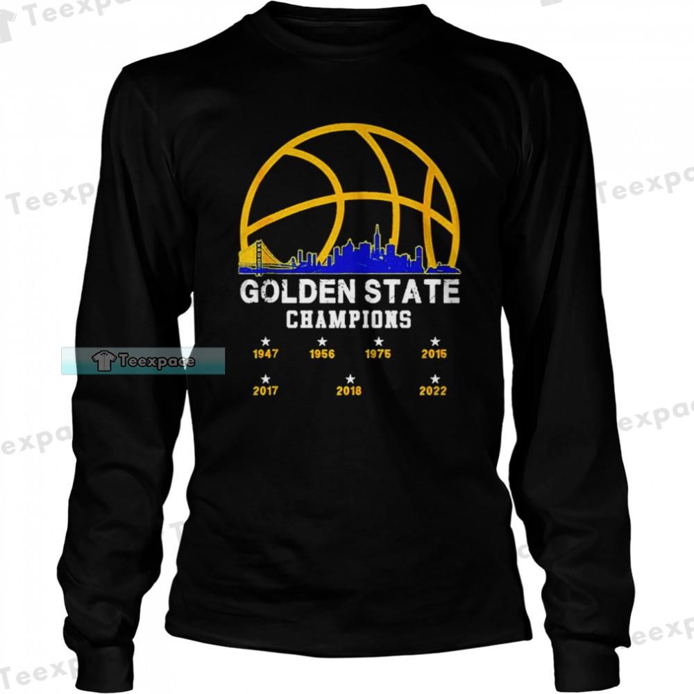 Golden State Warriors Championship Basketball Long Sleeve Shirt