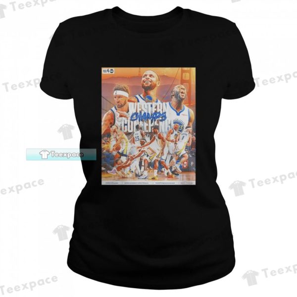Golden State Warriors Champs Western Conference Art Shirt