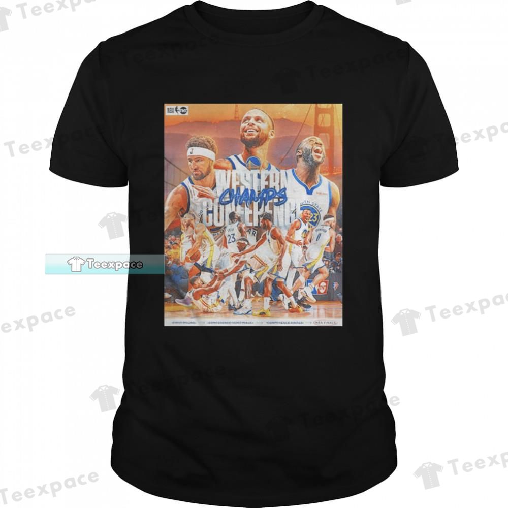 Golden State Warriors Champs Western Conference Art Unisex T Shirt