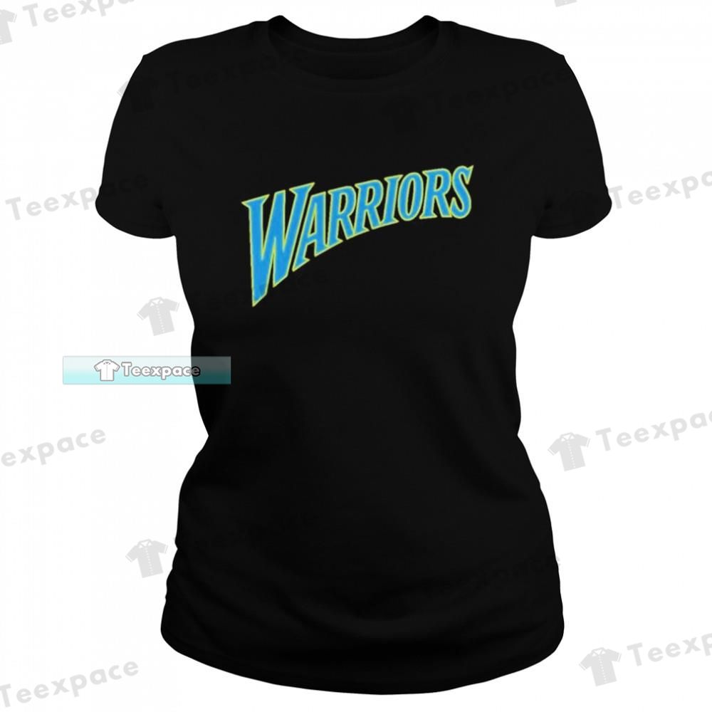 Golden State Warriors Comfy Triblend Simple T Shirt Womens