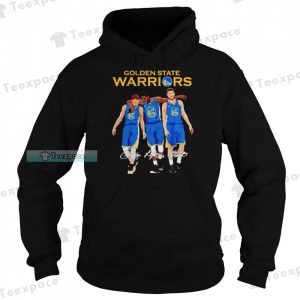 Golden State Warriors Curry Green Thompson Signatures Hoodie