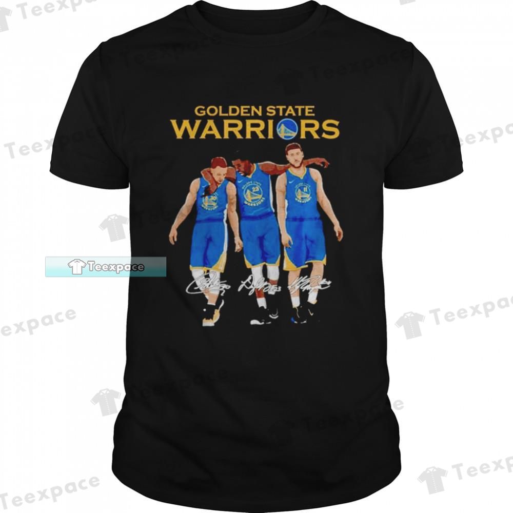 Golden State Warriors Curry Green Thompson Signatures Unisex T Shirt