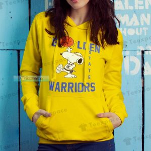 Golden State Warriors Cute Snoopy Hoodie