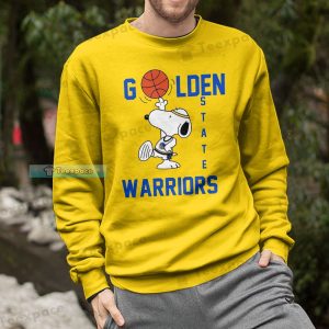Golden State Warriors Cute Snoopy Sweatshirt
