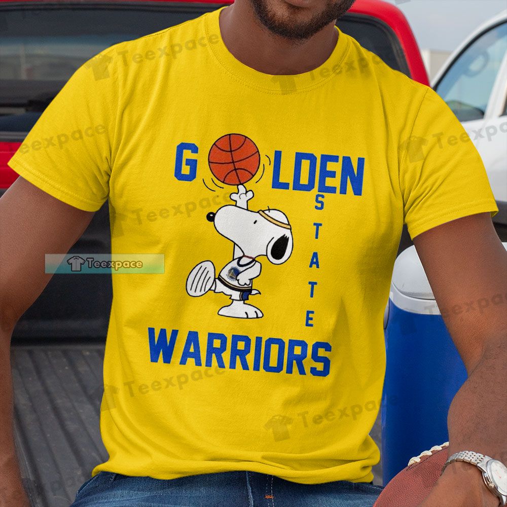 Golden State Warriors Cute Snoopy Unisex T Shirt