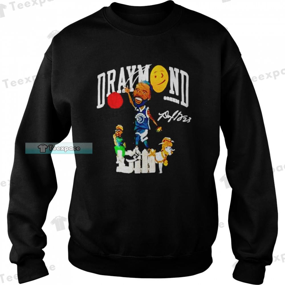 Golden State Warriors Draymond Green Cartoon Signature Sweatshirt