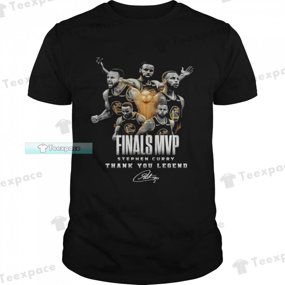 Golden State Warriors Finals MVP Stephen Curry Thank You Legend Unisex T Shirt