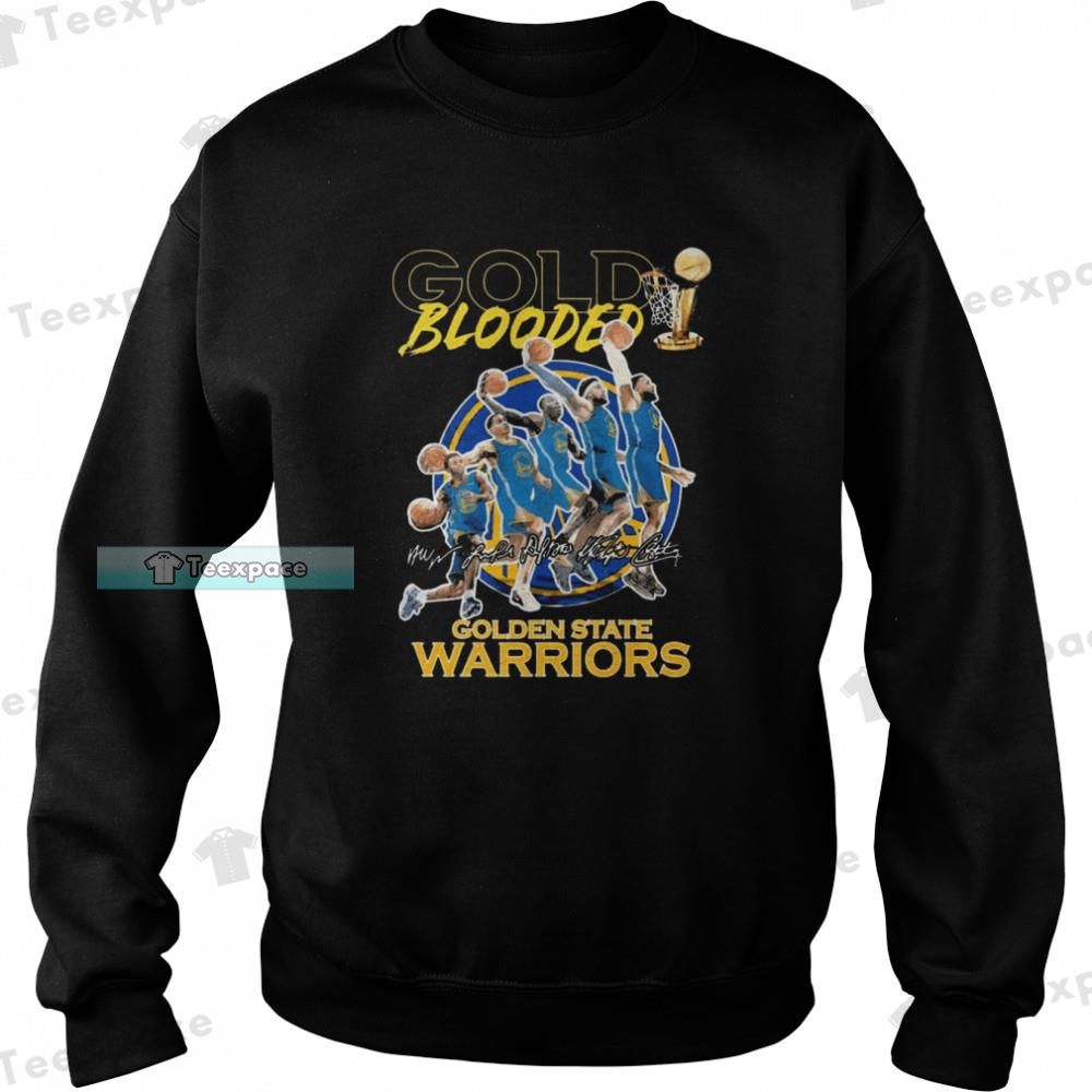 Golden State Warriors Gold Blooded Dunk Signatures Sweatshirt