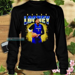 Golden State Warriors Kevon Looney Lightning Long Sleeve Shirt