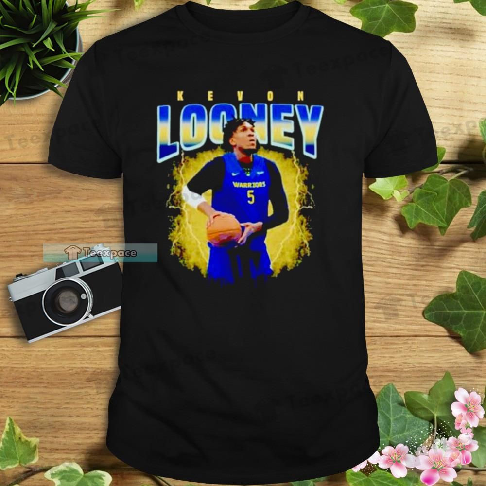Golden State Warriors Kevon Looney Lightning Unisex T Shirt