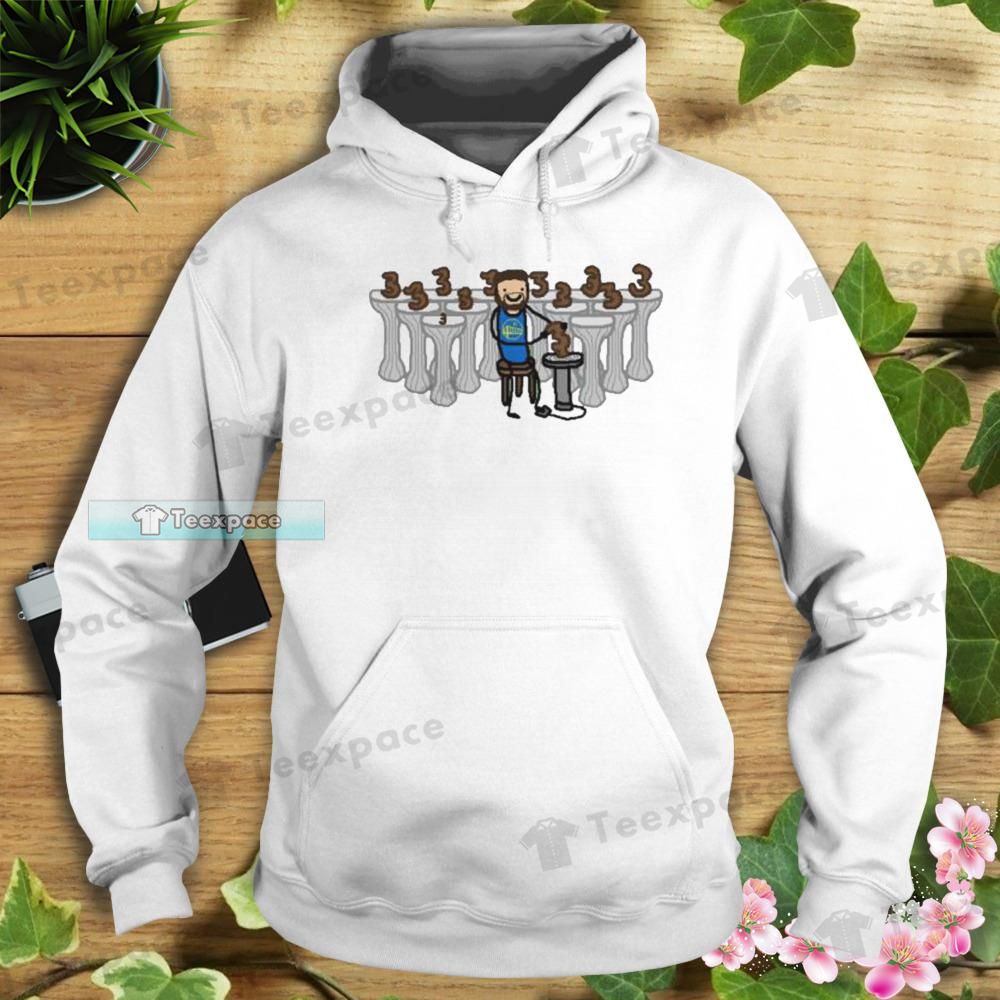 Golden State Warriors Klay Thompson Made Cartoon Funny Hoodie
