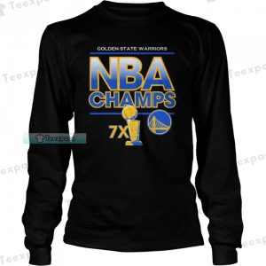 Golden State Warriors NBA Champions 7x Long Sleeve Shirt