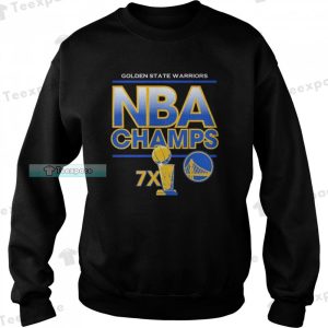 Golden State Warriors NBA Champions 7x Sweatshirt