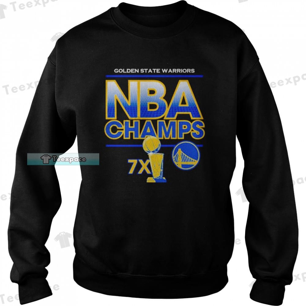 Golden State Warriors NBA Champs 7X Sweatshirt