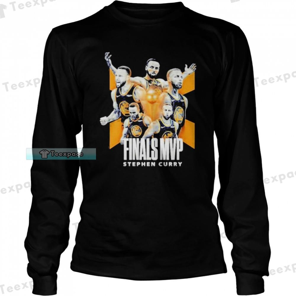 Golden State Warriors NBA Finals MVP Stephen Curry Long Sleeve Shirt