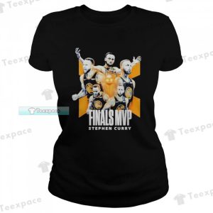 Golden State Warriors NBA Finals MVP Stephen Curry T Shirt Womens
