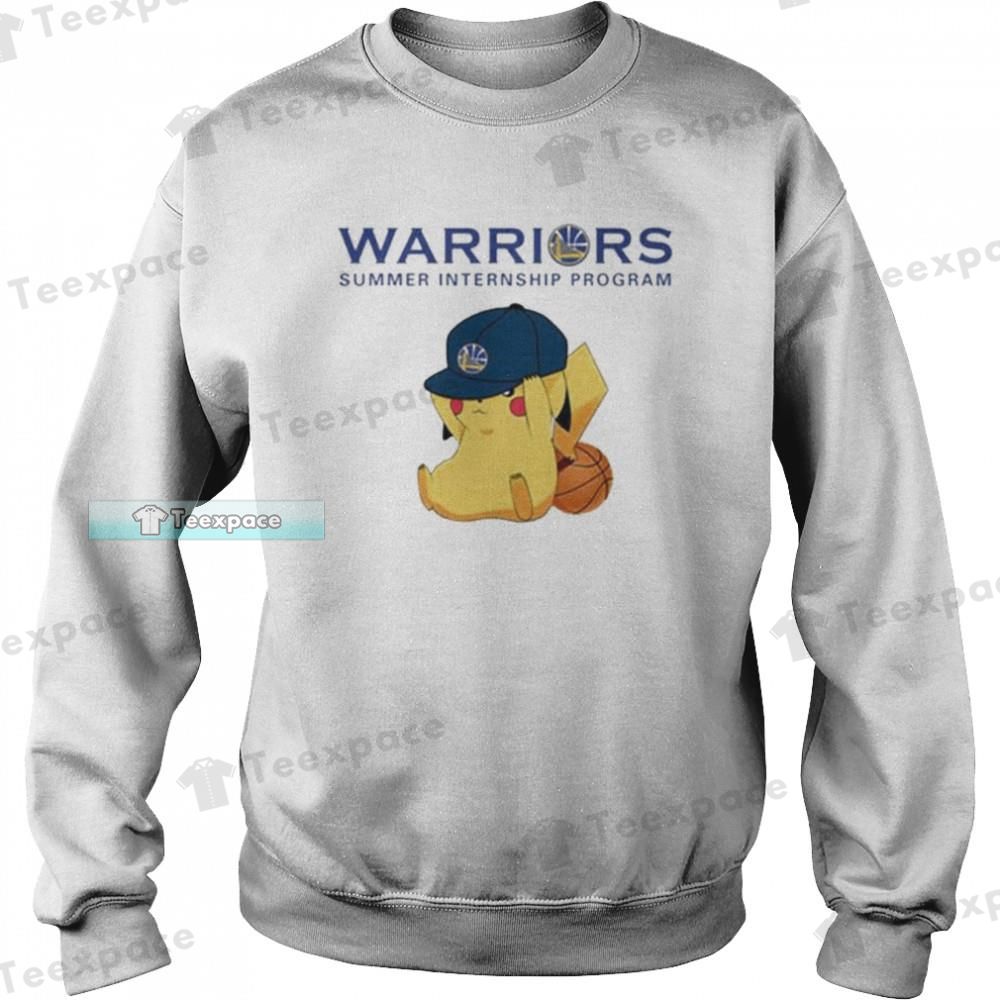Golden State Warriors Pikachu Summer Internship Program Sweatshirt