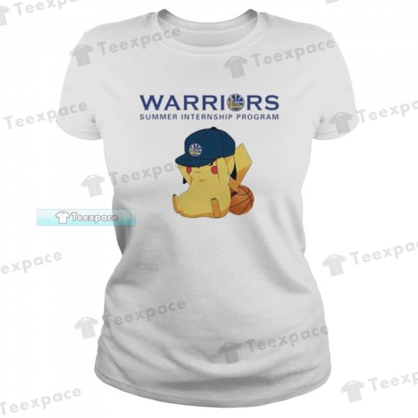 Golden State Warriors Pikachu Summer Internship Program Shirt