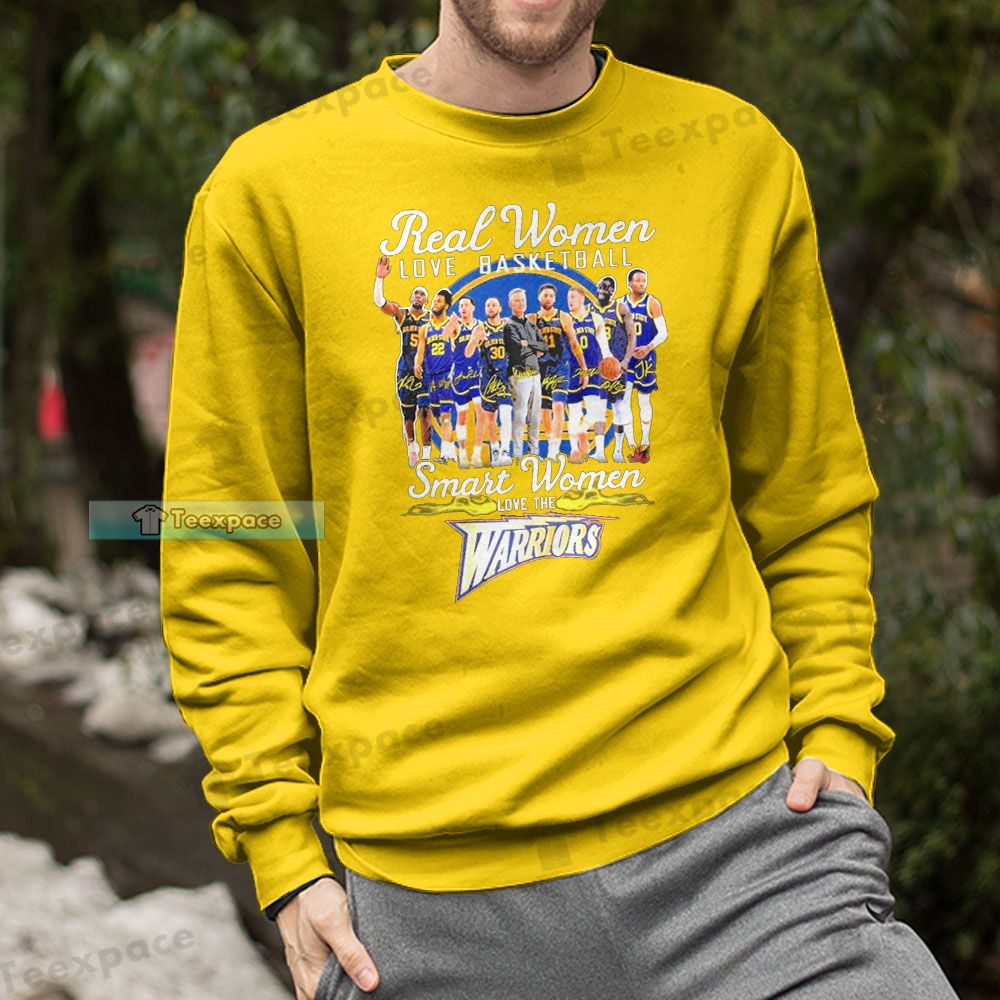 Golden State Warriors Real Women Love Basketball Sweatshirt